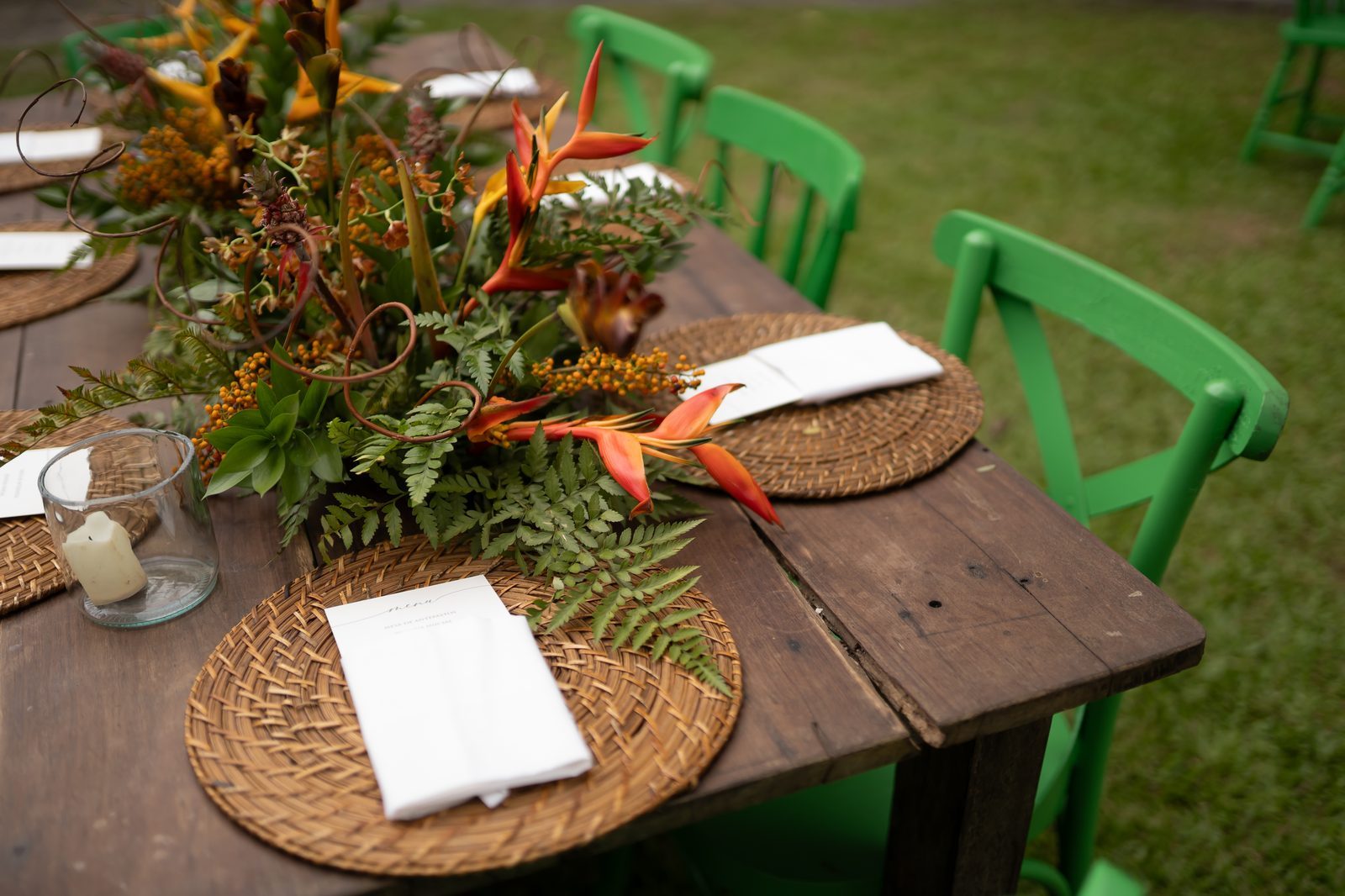 Detalhes da mesa