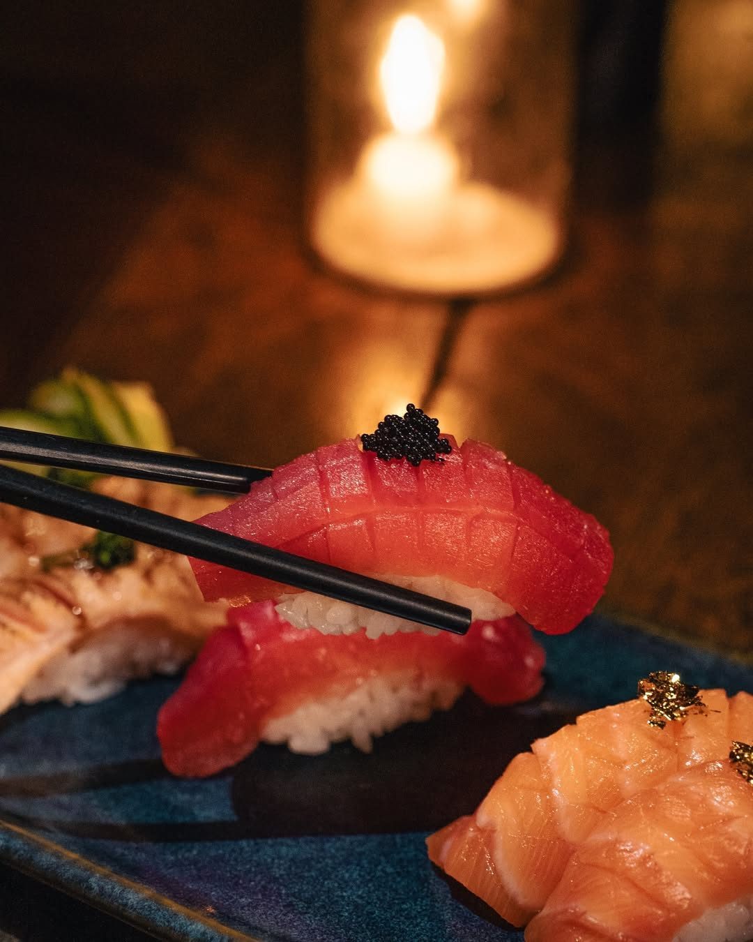 Mangue Sushi Bar no jardim da pousada